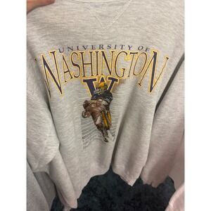 University of Washington Huskies Football 100 Years Celebration Sweatshirt Gray